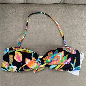 Trina Turk NWT Bandeau Bikini Top